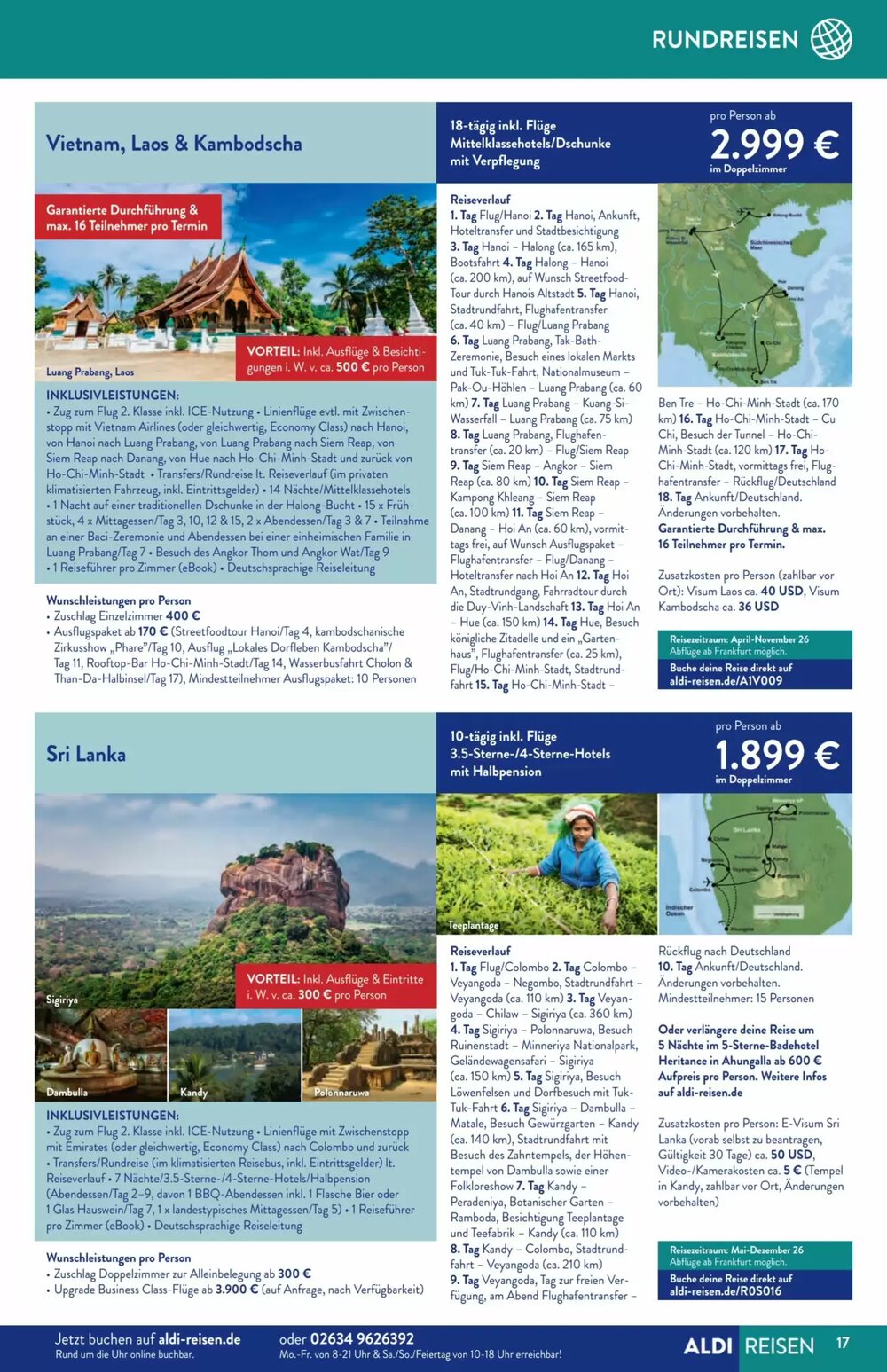 Aldi Süd Reisen Prospekt (ab 02.02.2026) zum Blättern - Seite 17