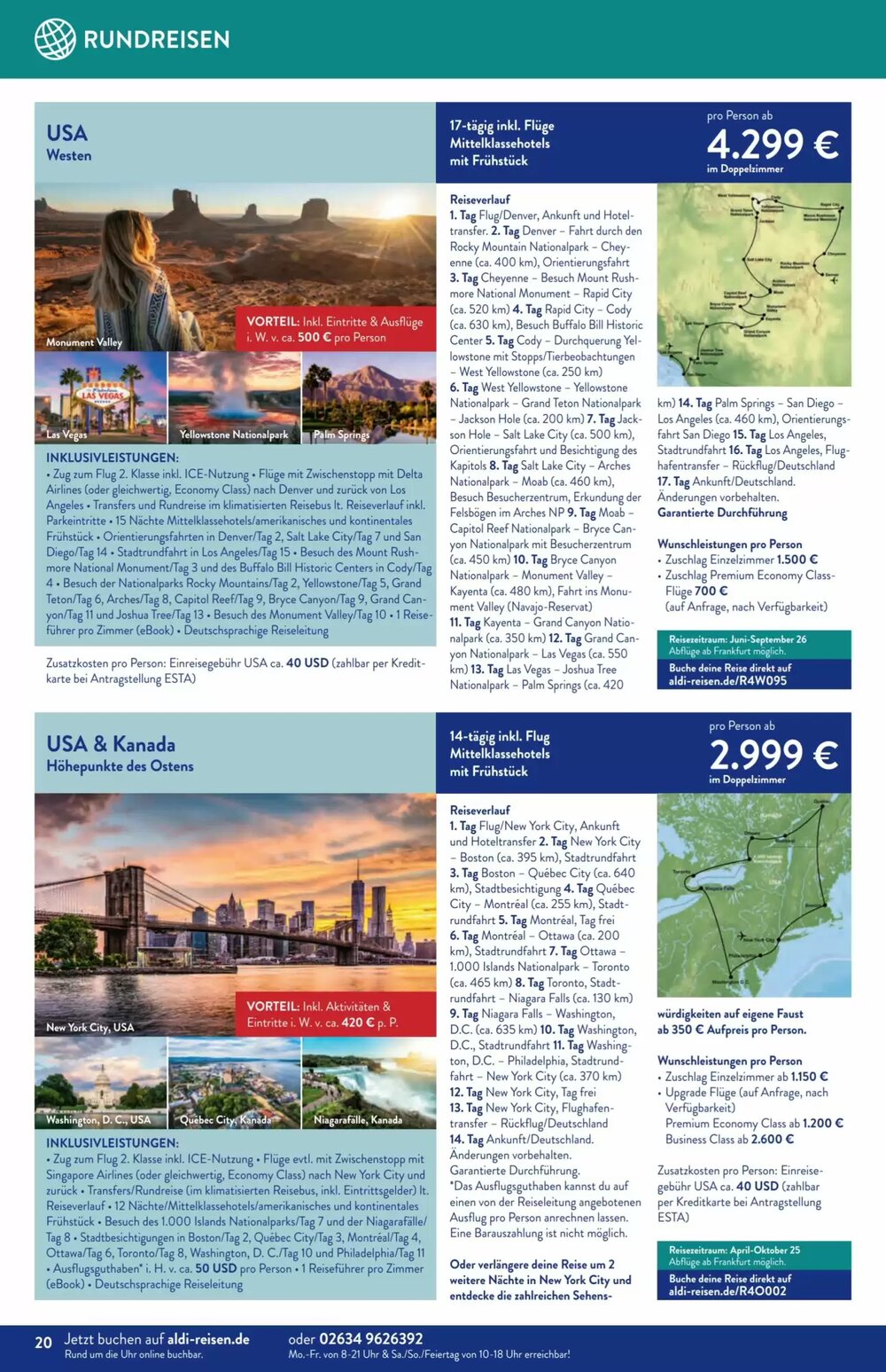 Aldi Süd Reisen Prospekt (ab 02.02.2026) zum Blättern - Seite 20