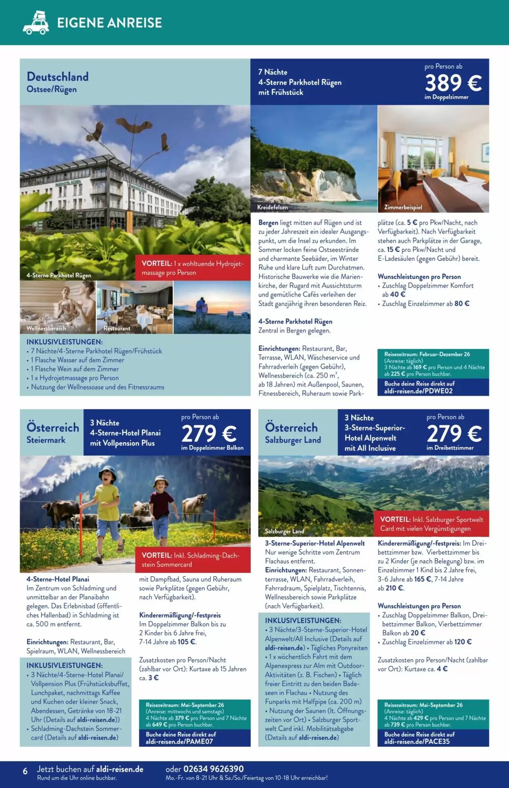 Aldi Süd Reisen Prospekt (ab 02.02.2026) zum Blättern - Seite 6