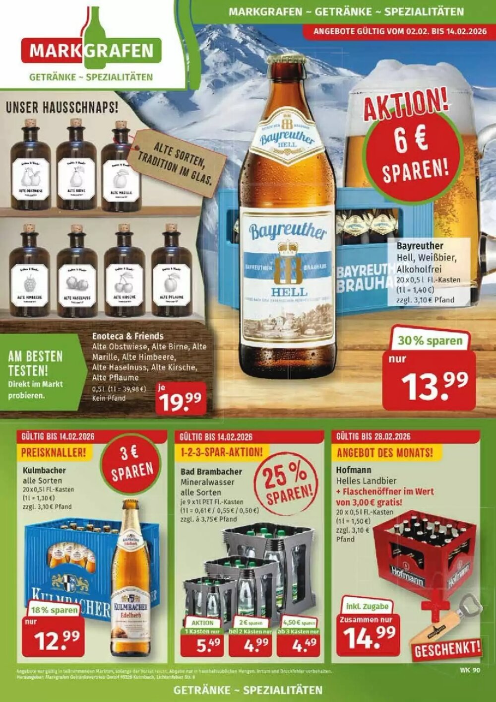 Markgrafen Prospekt (ab 02.02.2026) zum Blättern - Seite 1