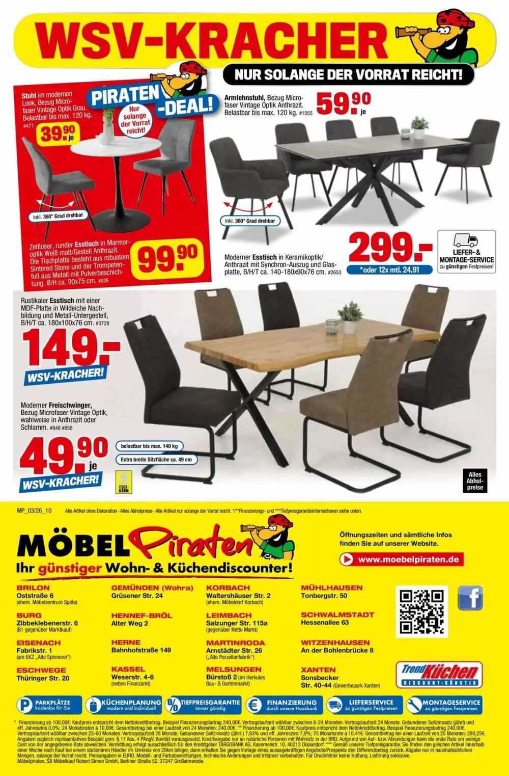 Möbelpiraten Prospekt (ab 02.02.2026) zum Blättern - Seite 10