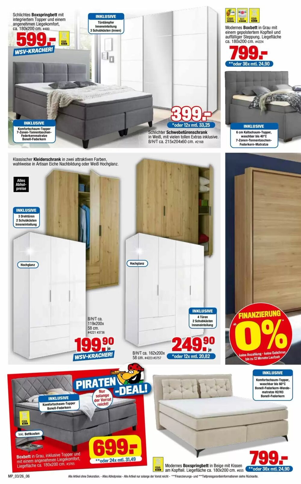 Möbelpiraten Prospekt (ab 02.02.2026) zum Blättern - Seite 6
