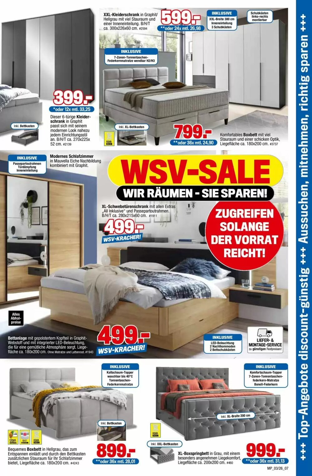 Möbelpiraten Prospekt (ab 02.02.2026) zum Blättern - Seite 7