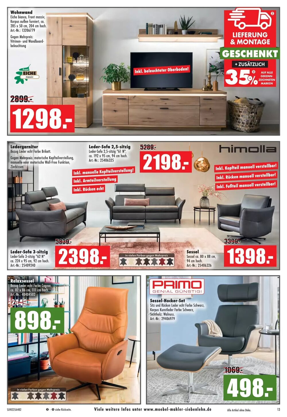 Möbel Mahler Prospekt (ab 04.02.2026) zum Blättern - Seite 13