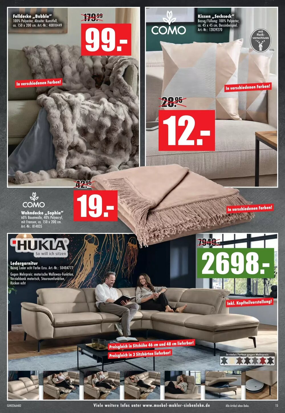 Möbel Mahler Prospekt (ab 04.02.2026) zum Blättern - Seite 15