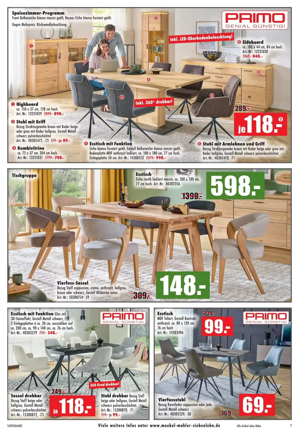 Möbel Mahler Prospekt (ab 04.02.2026) zum Blättern - Seite 7