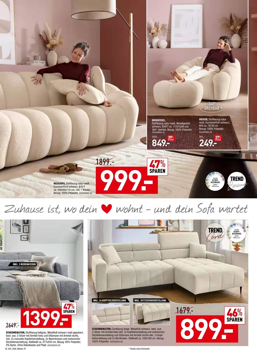 Möbel Wallach Prospekt (ab 04.02.2026) zum Blättern - Seite 7