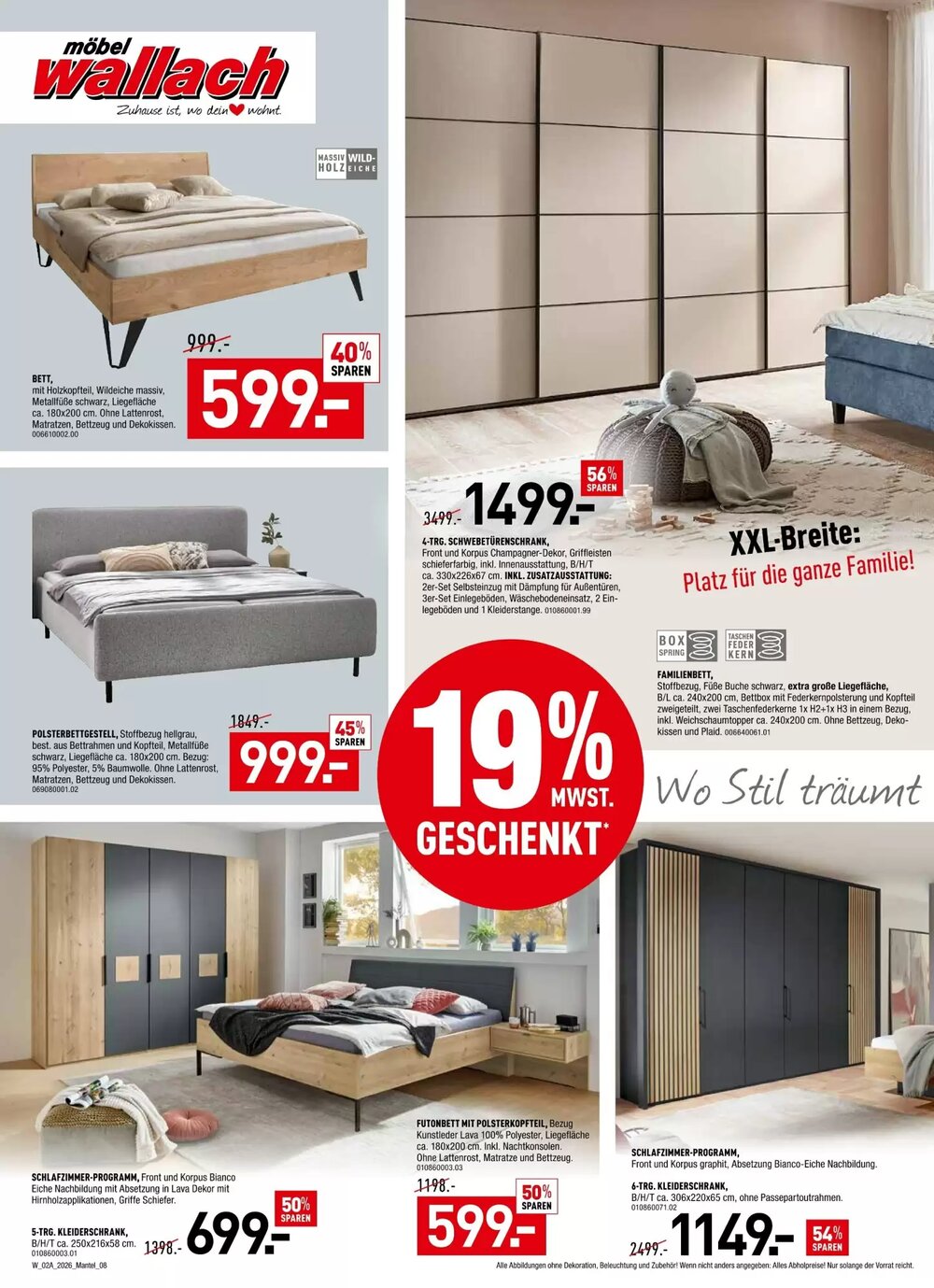 Möbel Wallach Prospekt (ab 04.02.2026) zum Blättern - Seite 8