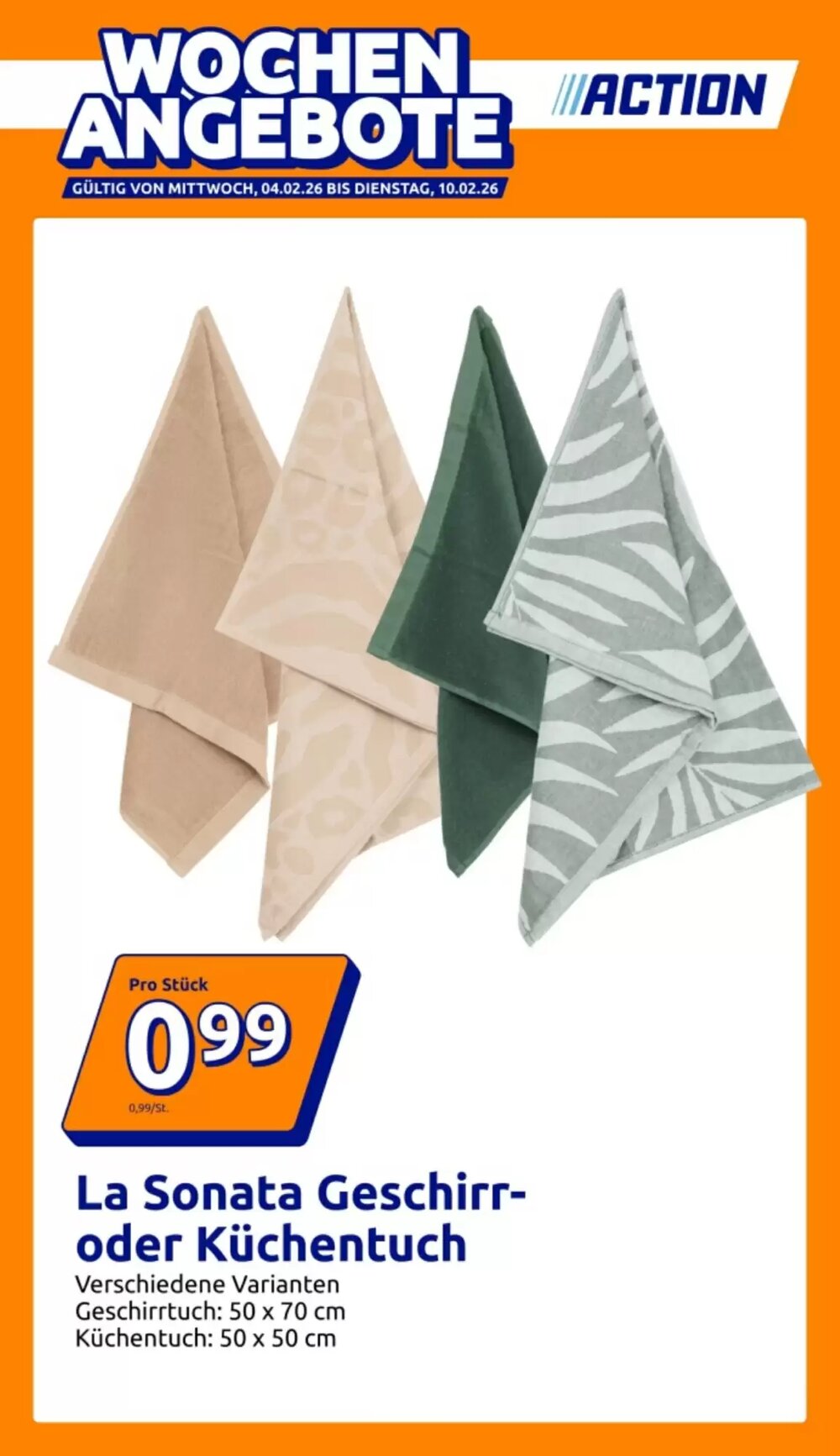 Action Prospekt (ab 04.02.2026) zum Blättern - Seite 1