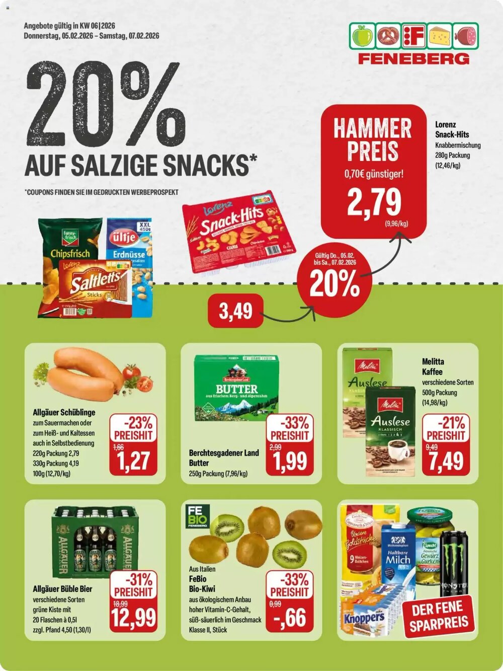 Feneberg Prospekt (ab 05.02.2026) zum Blättern - Seite 1
