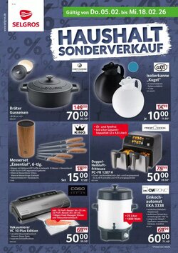 Selgros Prospekt (ab 05.02.2026) zum Blättern