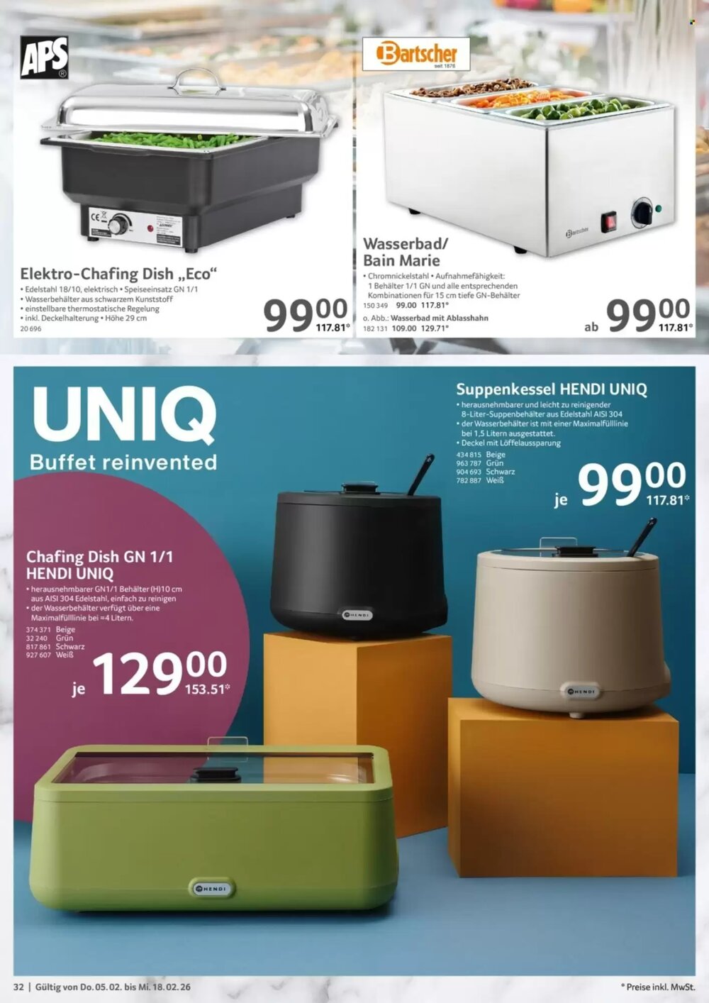 Selgros Prospekt (ab 05.02.2026) zum Blättern - Seite 32