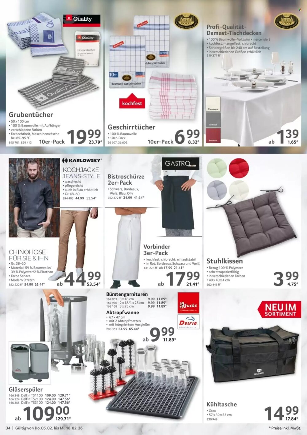 Selgros Prospekt (ab 05.02.2026) zum Blättern - Seite 34