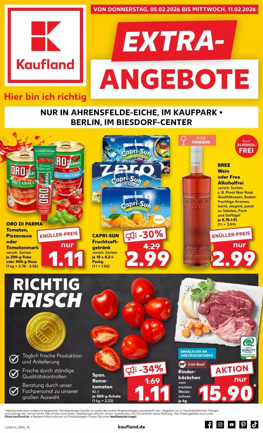 Kaufland Prospekt (ab 05.02.2026) zum Blättern - Seite 1