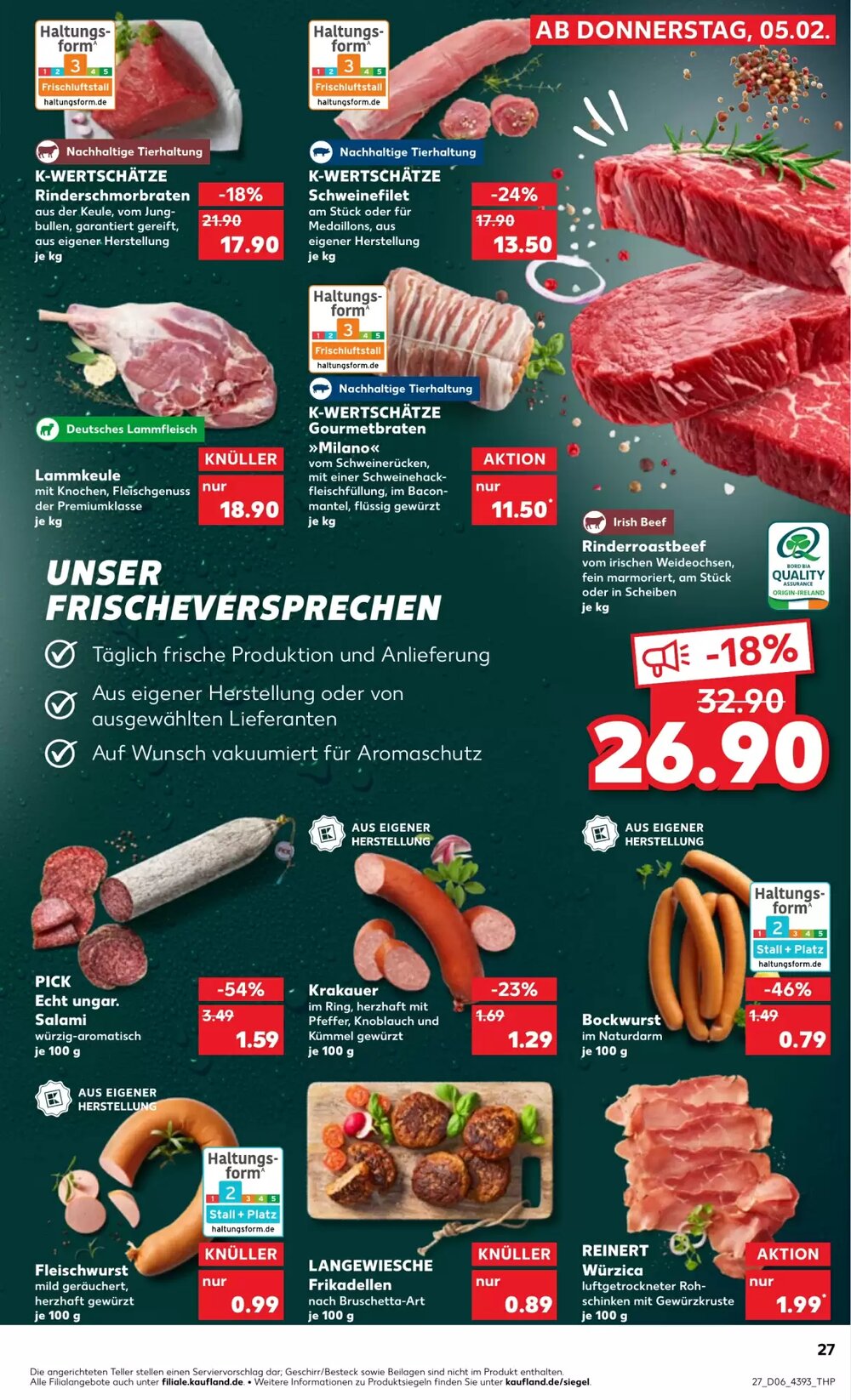 Kaufland Prospekt (ab 05.02.2026) zum Blättern - Seite 27