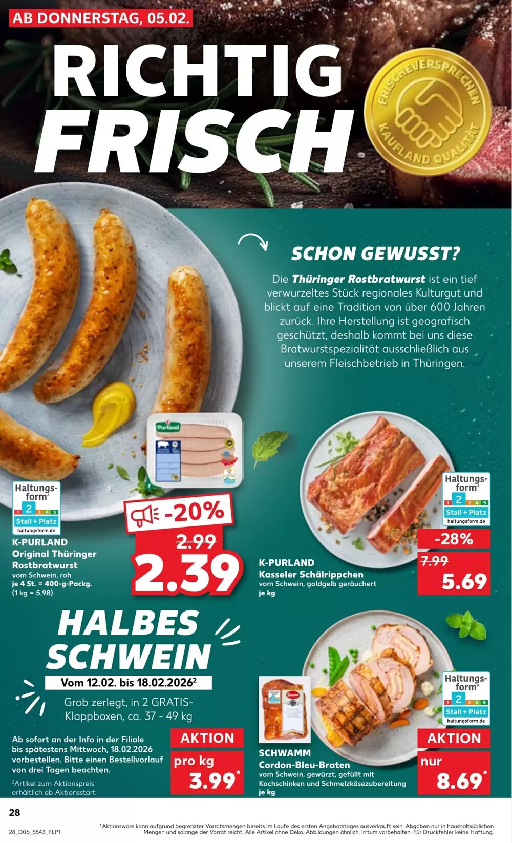 Kaufland Prospekt (ab 05.02.2026) zum Blättern - Seite 28
