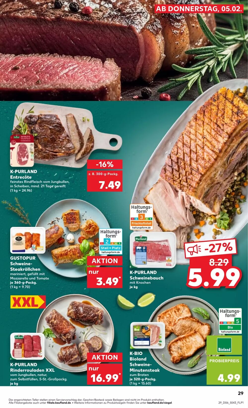 Kaufland Prospekt (ab 05.02.2026) zum Blättern - Seite 29