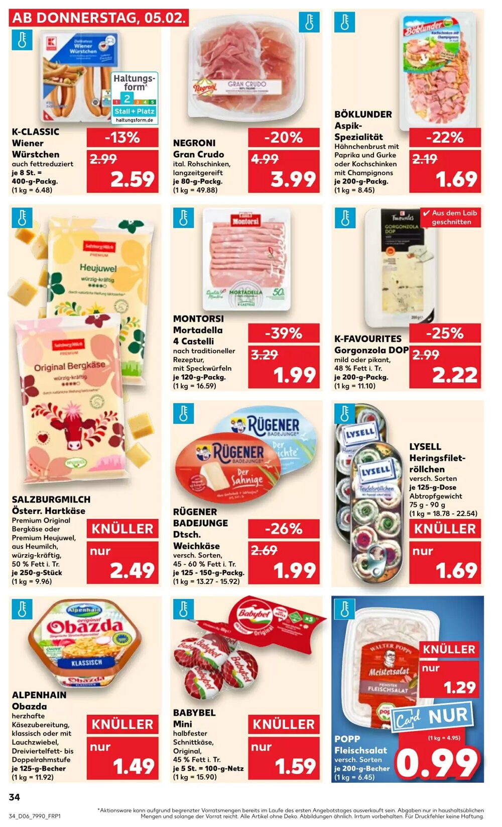 Kaufland Prospekt (ab 05.02.2026) zum Blättern - Seite 34
