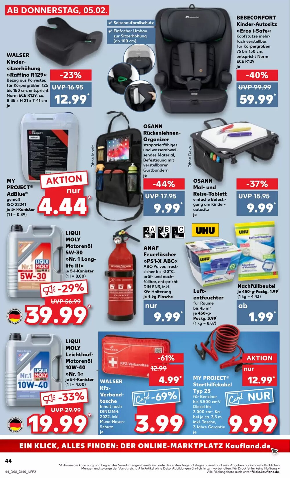 Kaufland Prospekt (ab 05.02.2026) zum Blättern - Seite 44