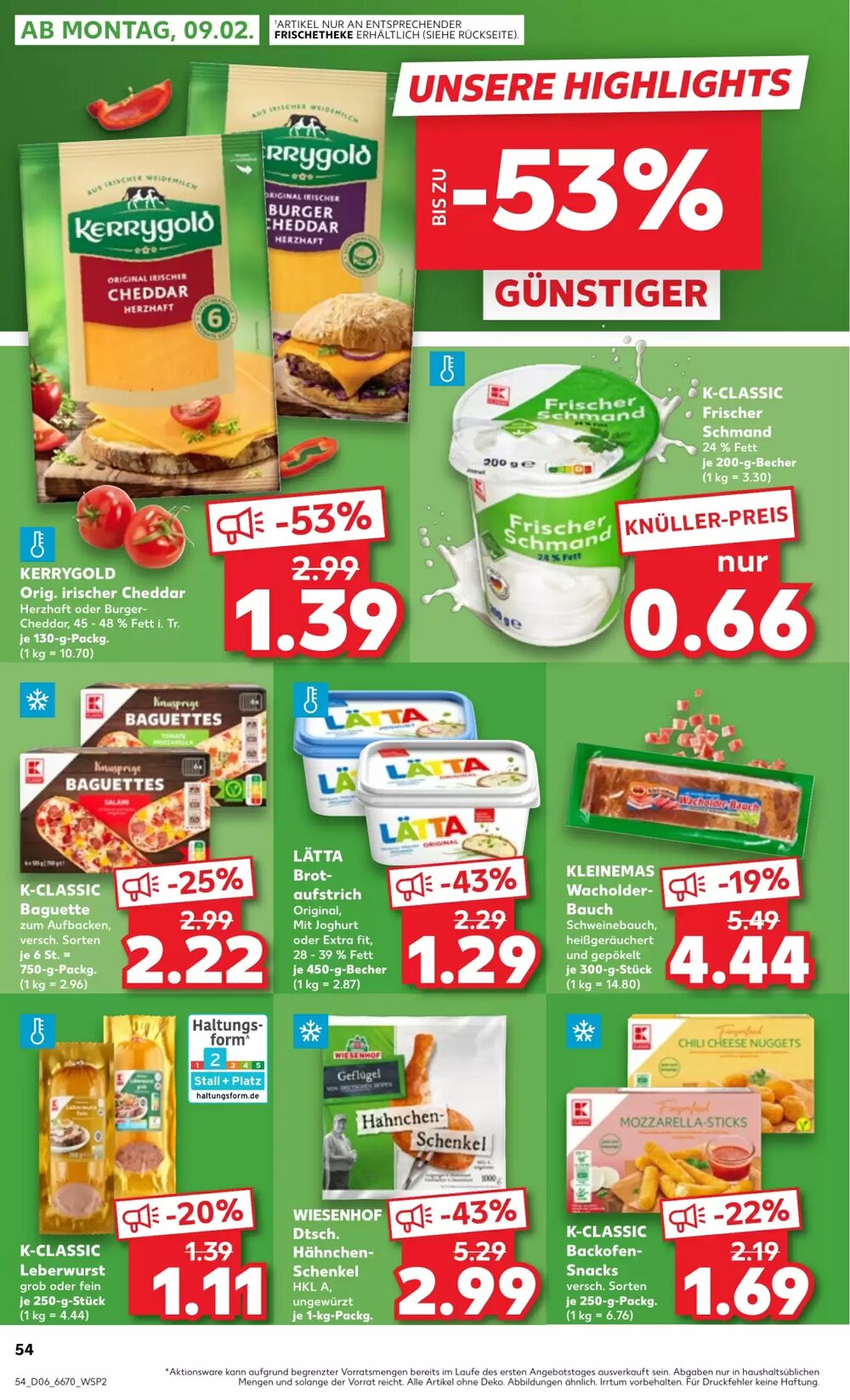 Kaufland Prospekt (ab 05.02.2026) zum Blättern - Seite 54