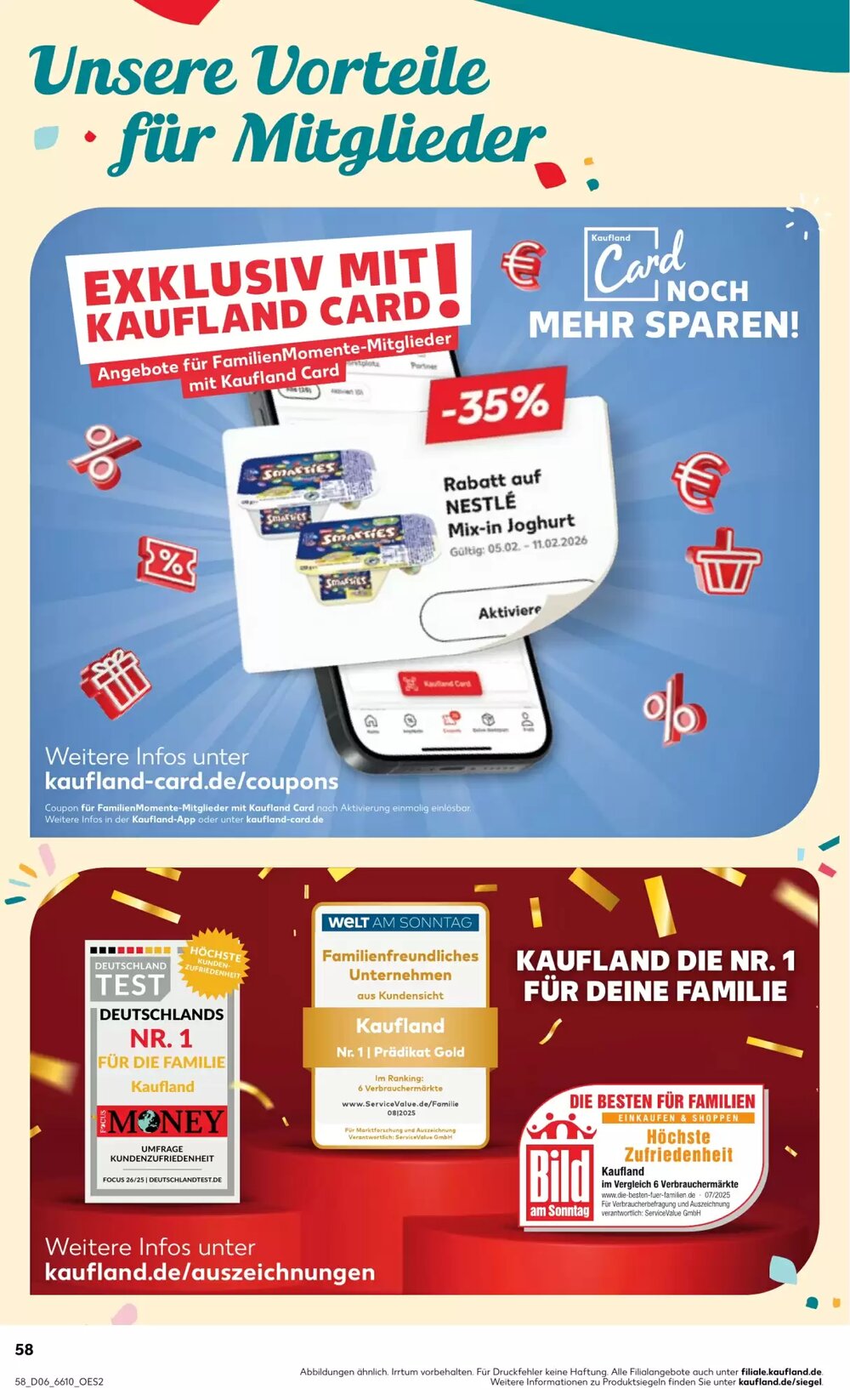 Kaufland Prospekt (ab 05.02.2026) zum Blättern - Seite 58