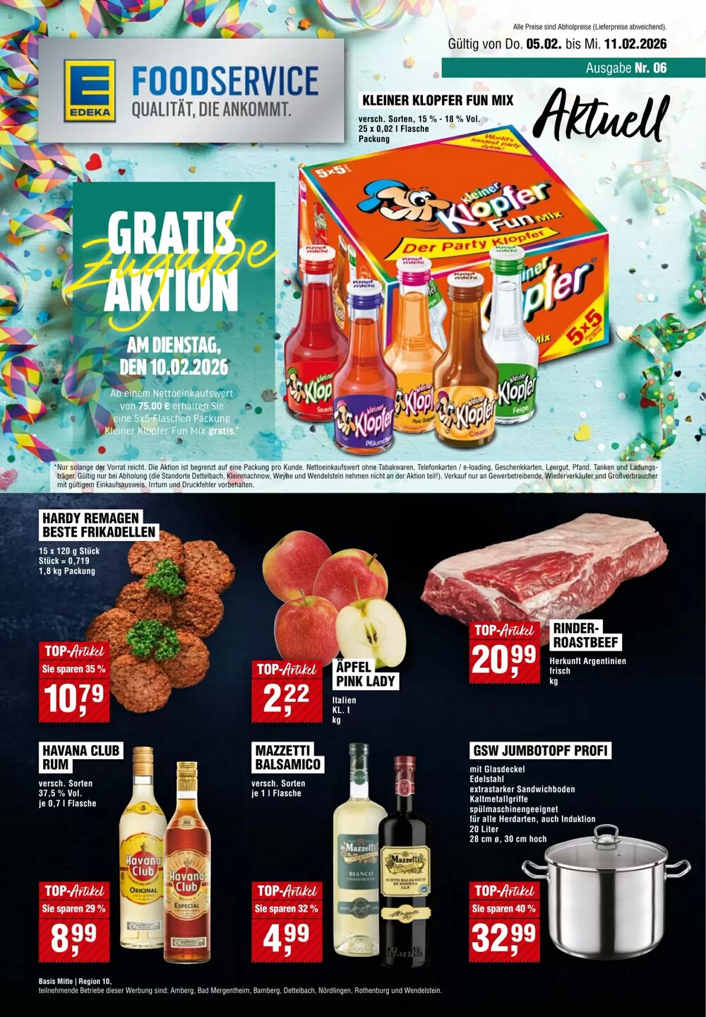 EDEKA Foodservice Prospekt (ab 05.02.2026) zum Blättern - Seite 1