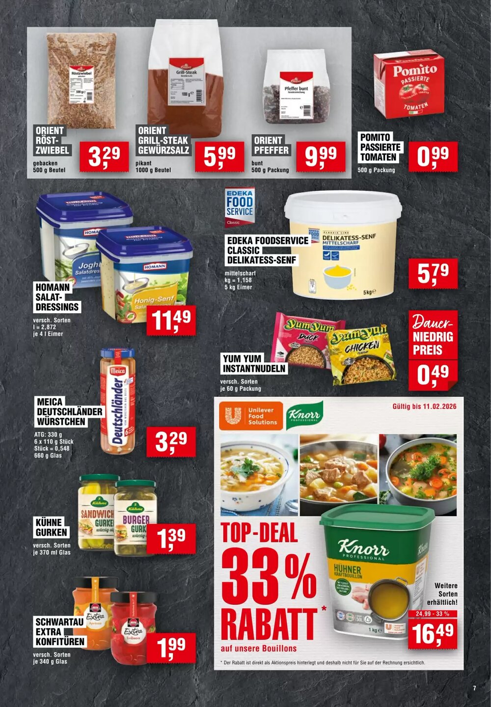 EDEKA Foodservice Prospekt (ab 05.02.2026) zum Blättern - Seite 7