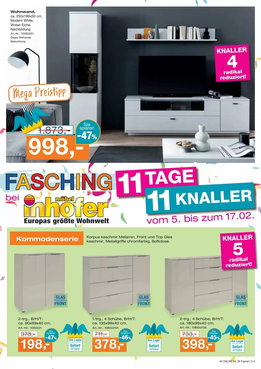 Möbel Inhofer Prospekt (ab 05.02.2026) zum Blättern - Seite 3