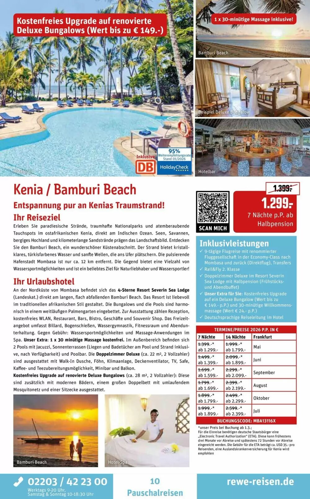 REWE Reisen Prospekt (ab 05.02.2026) zum Blättern - Seite 10