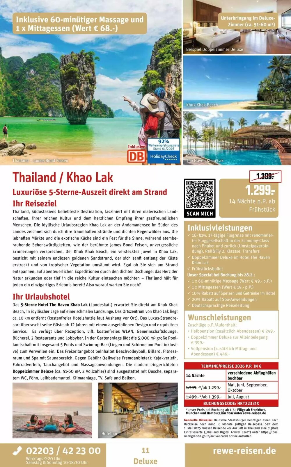 REWE Reisen Prospekt (ab 05.02.2026) zum Blättern - Seite 11