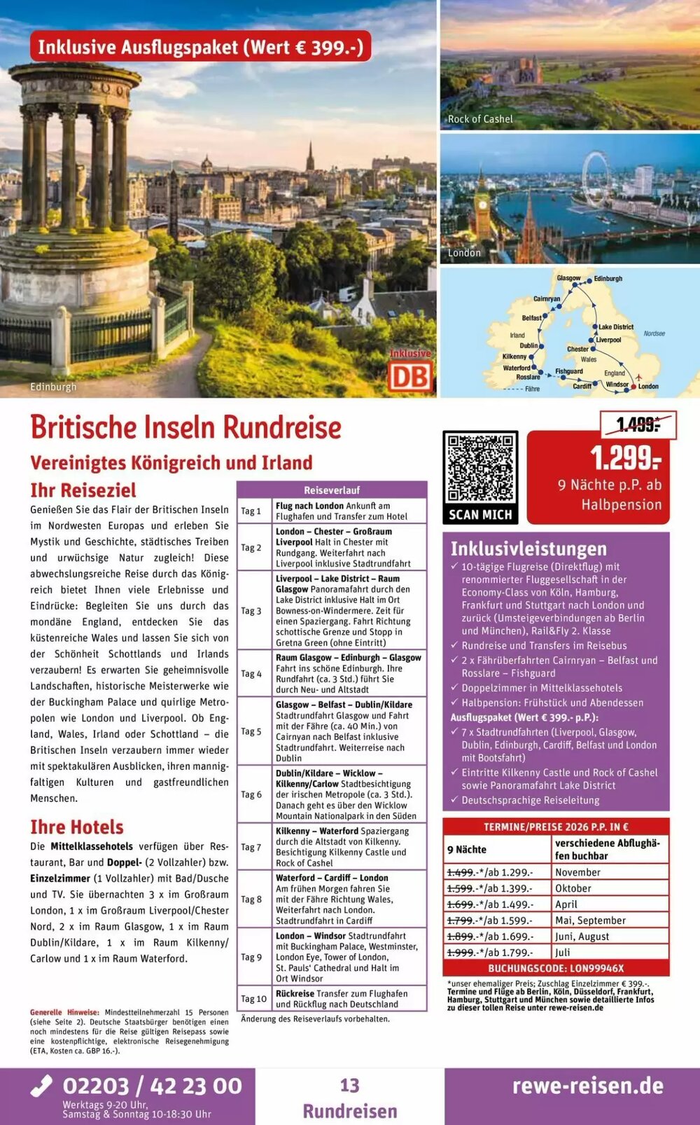 REWE Reisen Prospekt (ab 05.02.2026) zum Blättern - Seite 13