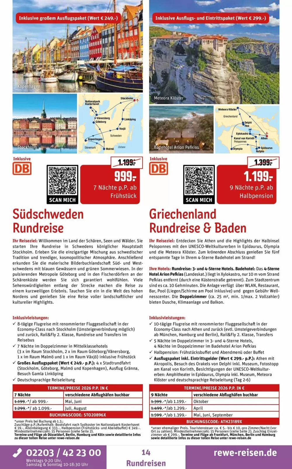 REWE Reisen Prospekt (ab 05.02.2026) zum Blättern - Seite 14