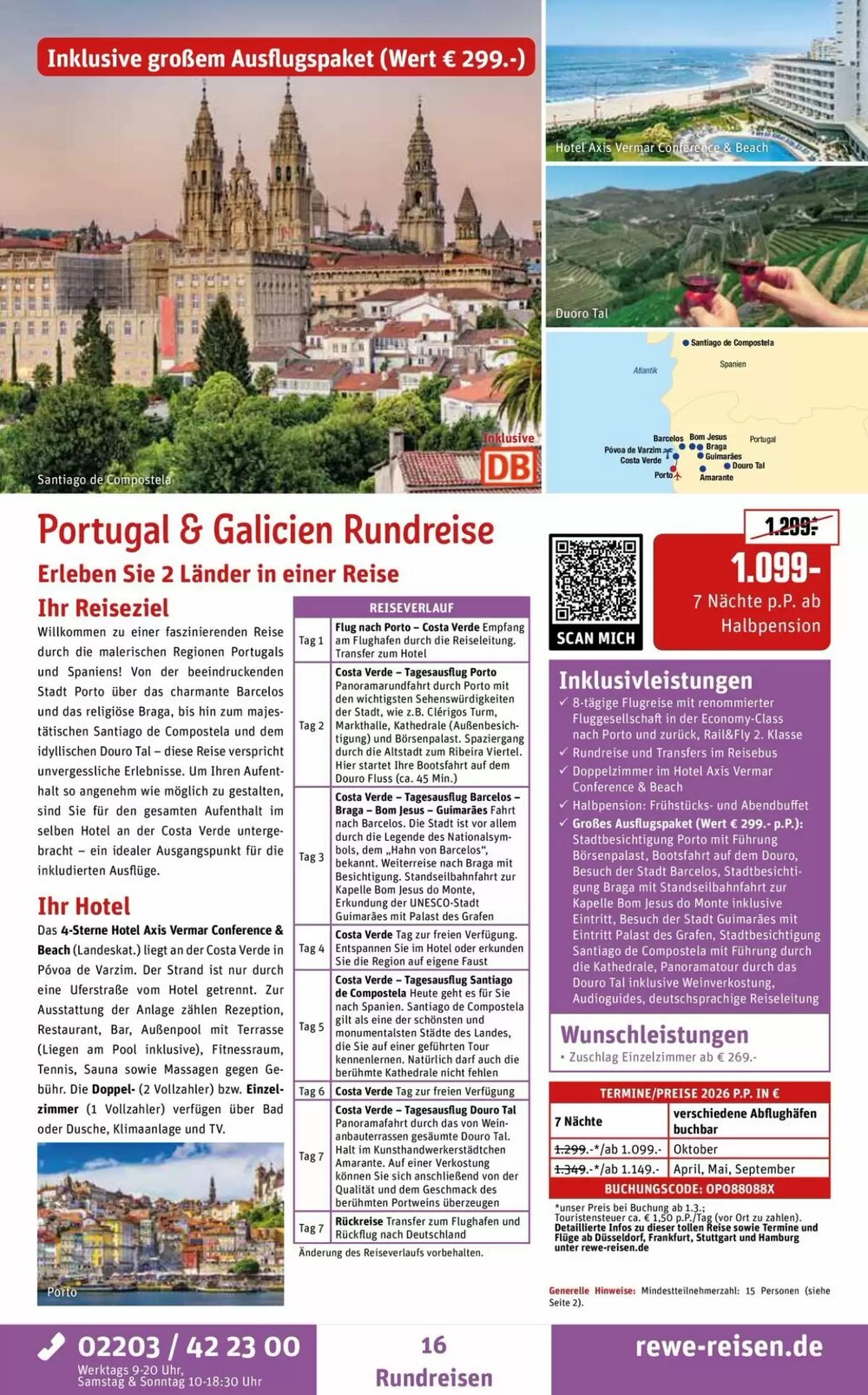 REWE Reisen Prospekt (ab 05.02.2026) zum Blättern - Seite 16