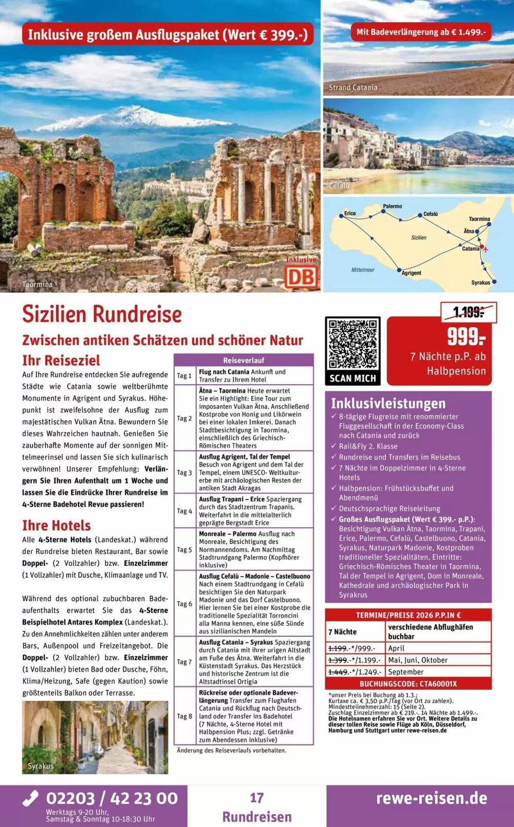 REWE Reisen Prospekt (ab 05.02.2026) zum Blättern - Seite 17