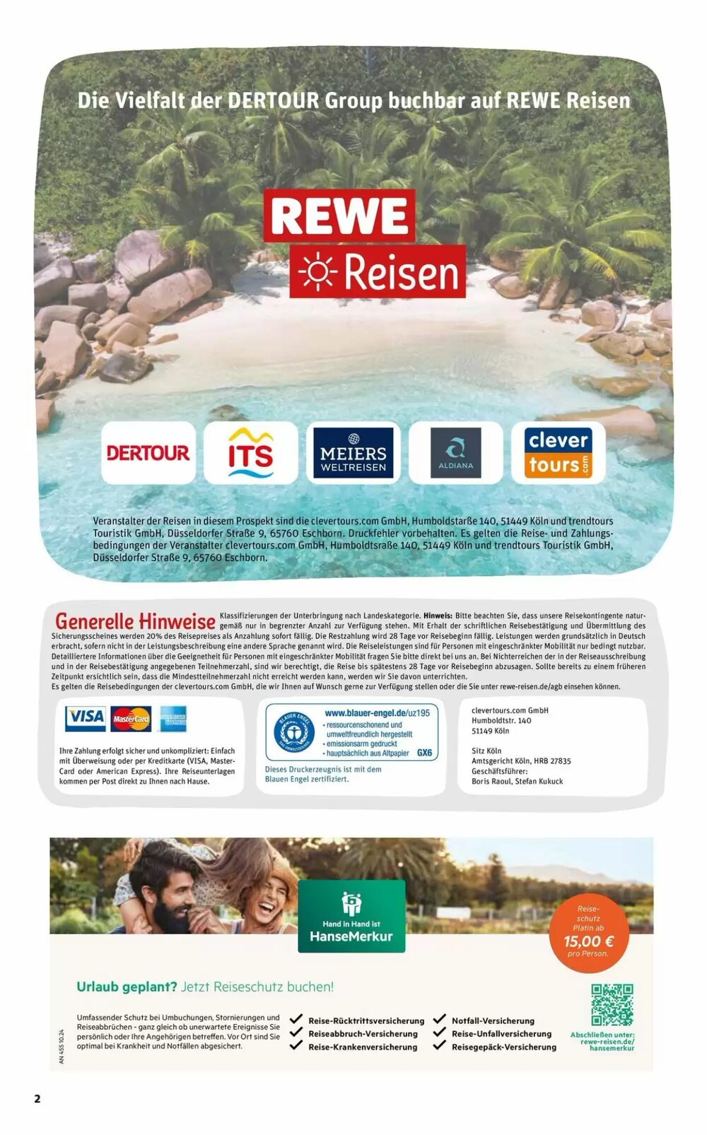 REWE Reisen Prospekt (ab 05.02.2026) zum Blättern - Seite 2