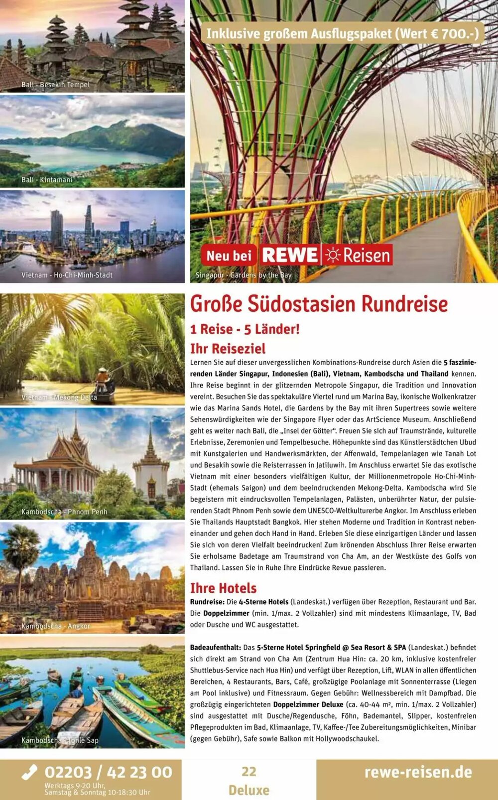 REWE Reisen Prospekt (ab 05.02.2026) zum Blättern - Seite 22