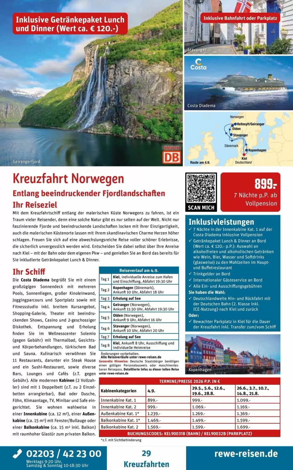 REWE Reisen Prospekt (ab 05.02.2026) zum Blättern - Seite 29