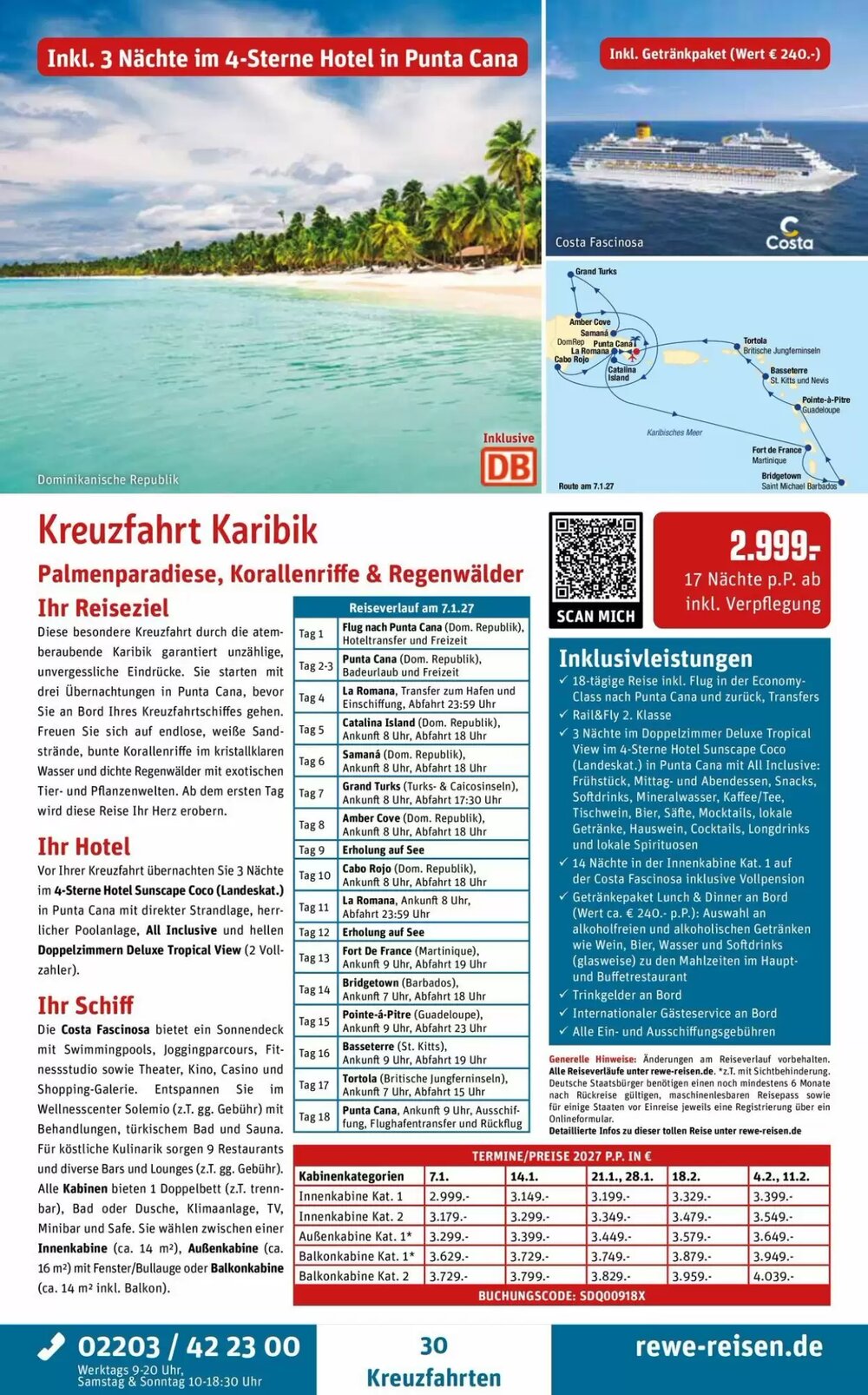 REWE Reisen Prospekt (ab 05.02.2026) zum Blättern - Seite 30