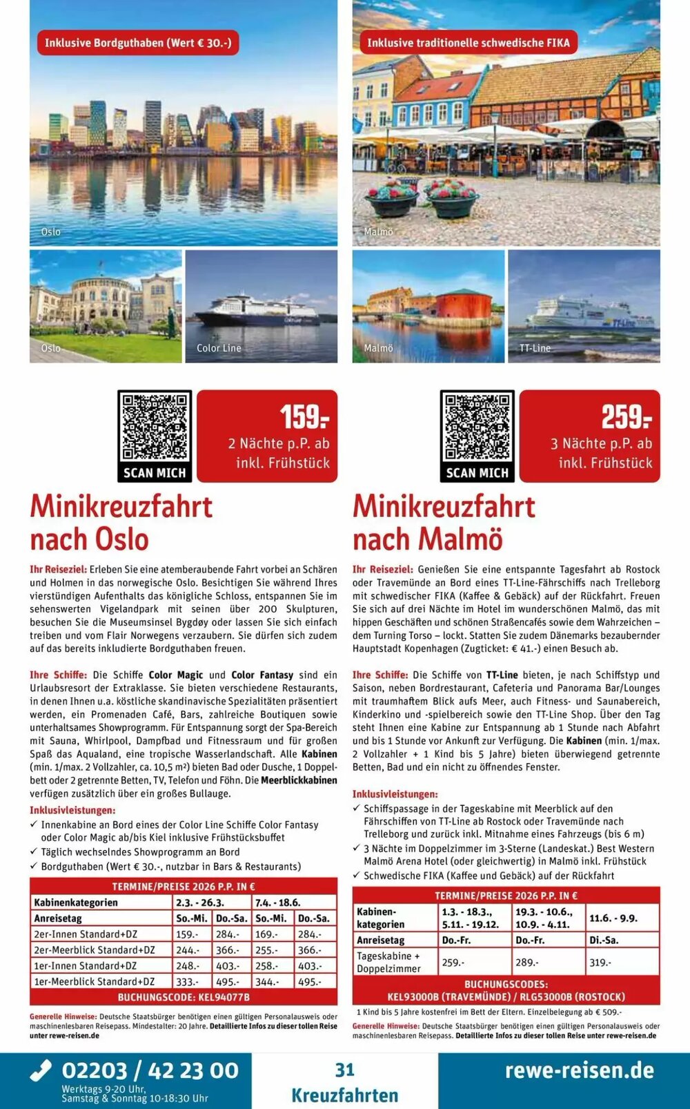 REWE Reisen Prospekt (ab 05.02.2026) zum Blättern - Seite 31