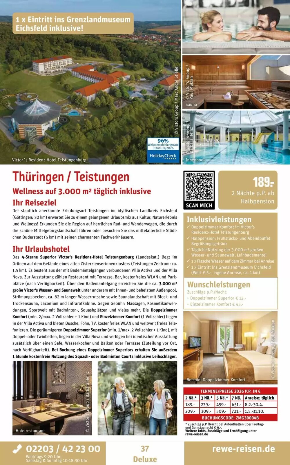 REWE Reisen Prospekt (ab 05.02.2026) zum Blättern - Seite 37