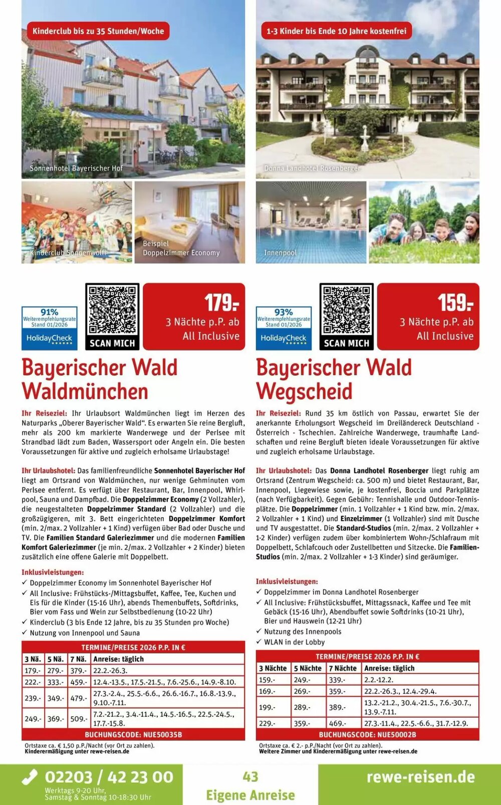 REWE Reisen Prospekt (ab 05.02.2026) zum Blättern - Seite 43