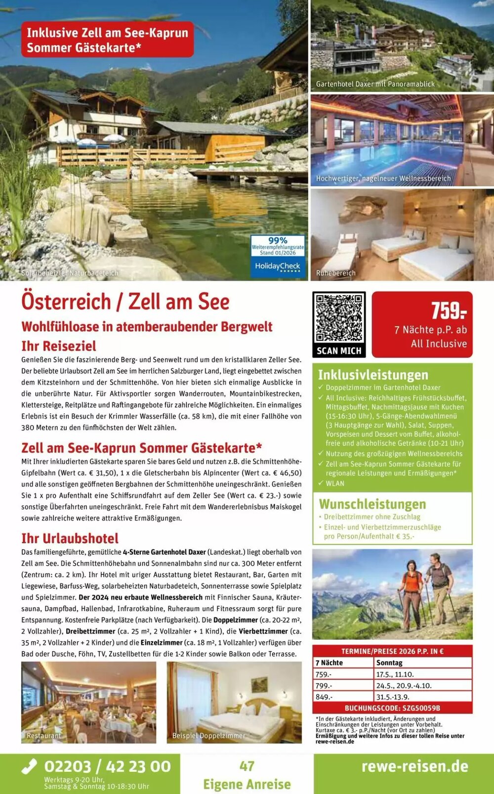 REWE Reisen Prospekt (ab 05.02.2026) zum Blättern - Seite 47