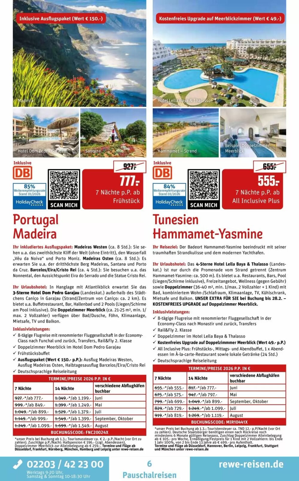 REWE Reisen Prospekt (ab 05.02.2026) zum Blättern - Seite 6