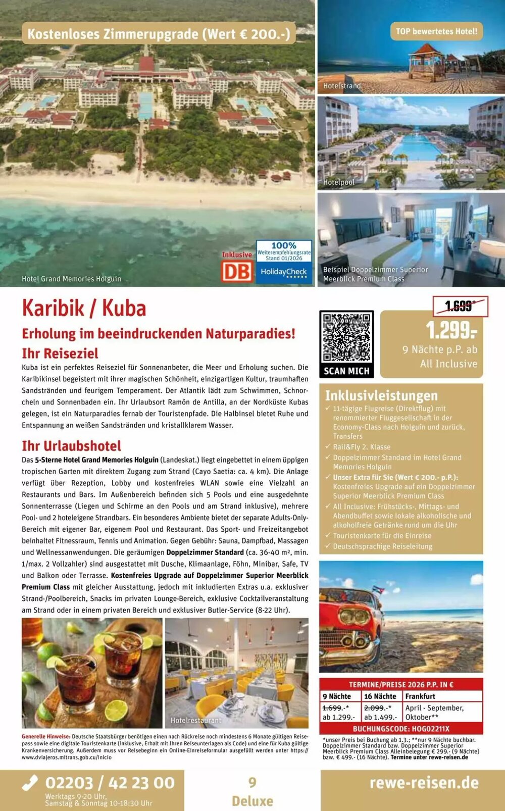 REWE Reisen Prospekt (ab 05.02.2026) zum Blättern - Seite 9