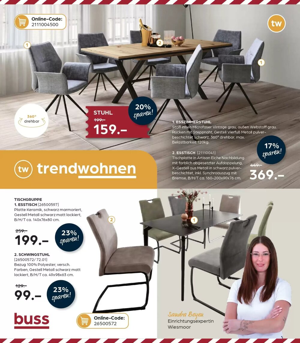 Möbel Buss Prospekt (ab 05.02.2026) zum Blättern - Seite 8