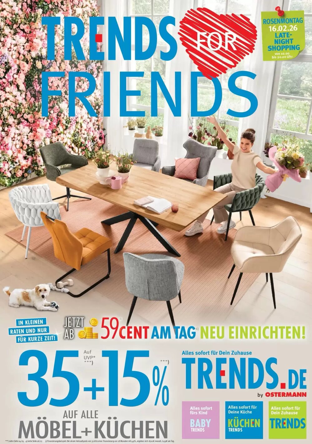 Trends Möbel Prospekt (ab 06.02.2026) zum Blättern - Seite 1