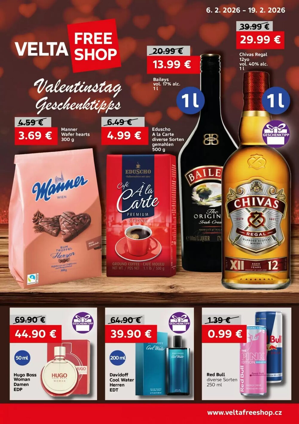 VELTA Free Shop Prospekt (ab 06.02.2026) zum Blättern - Seite 1