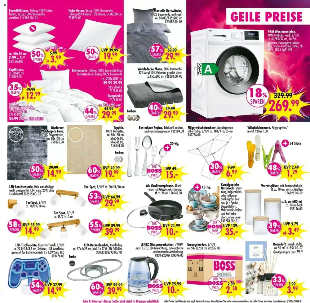 Möbel Boss Prospekt (ab 07.02.2026) zum Blättern - Seite 11