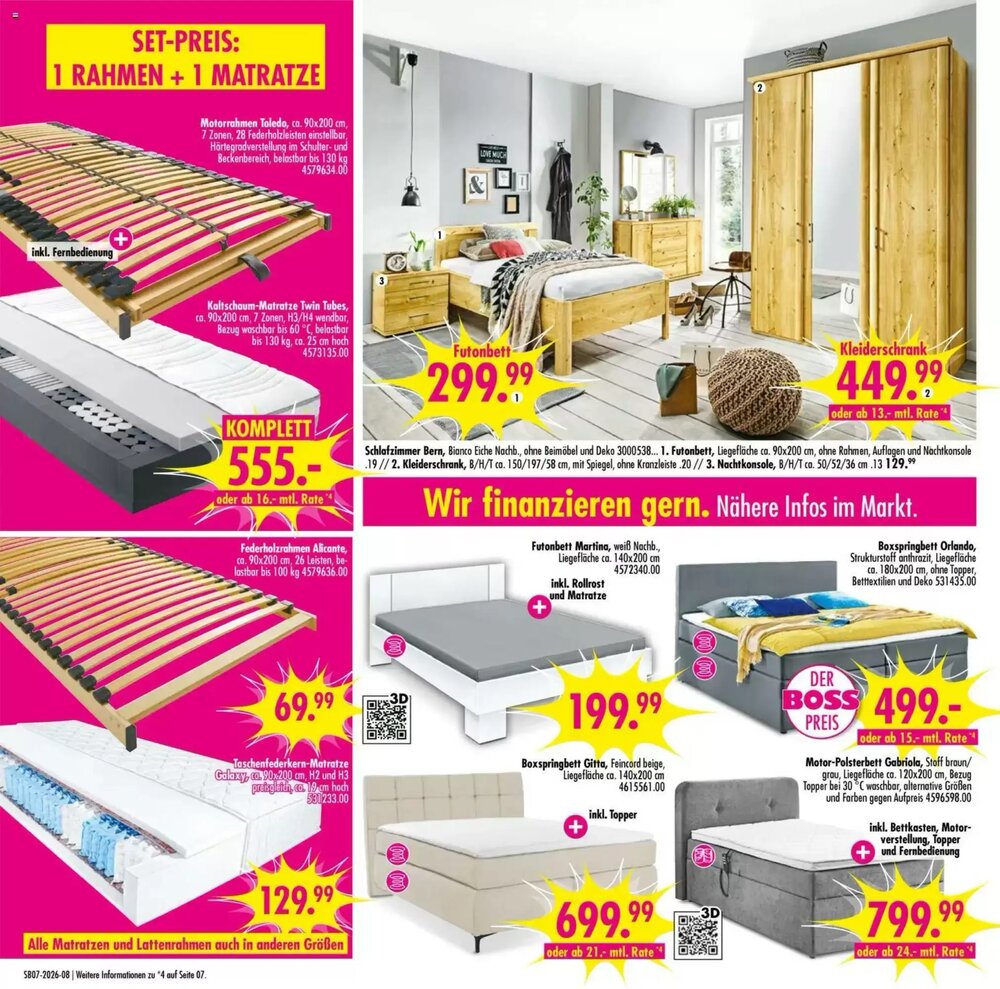 Möbel Boss Prospekt (ab 07.02.2026) zum Blättern - Seite 8