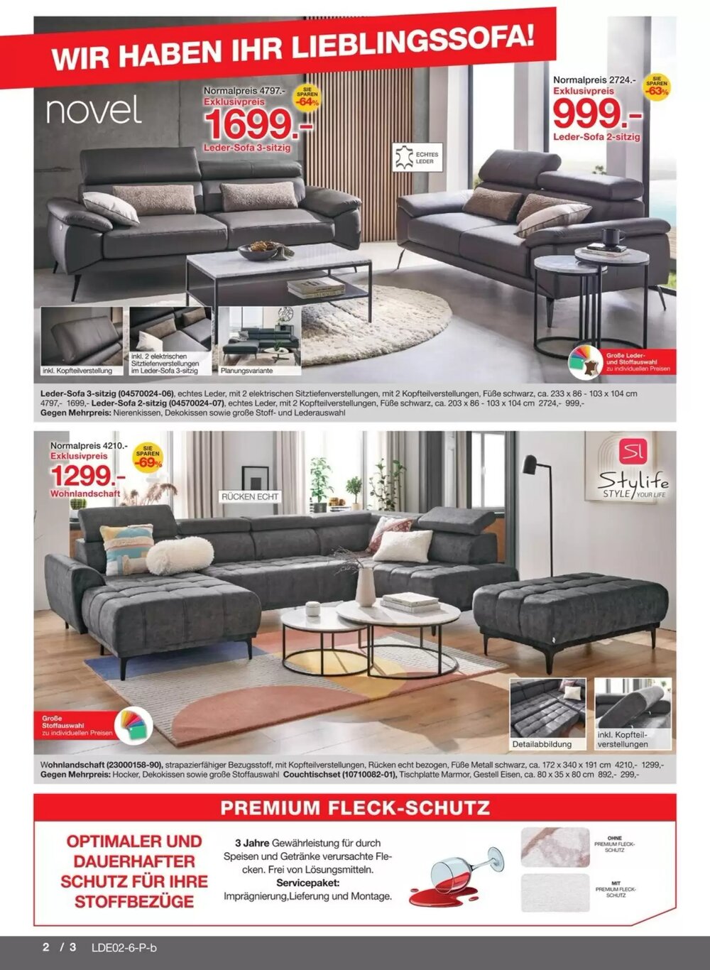 Möbelzentrum Pforzheim Prospekt (ab 07.02.2026) zum Blättern - Seite 2